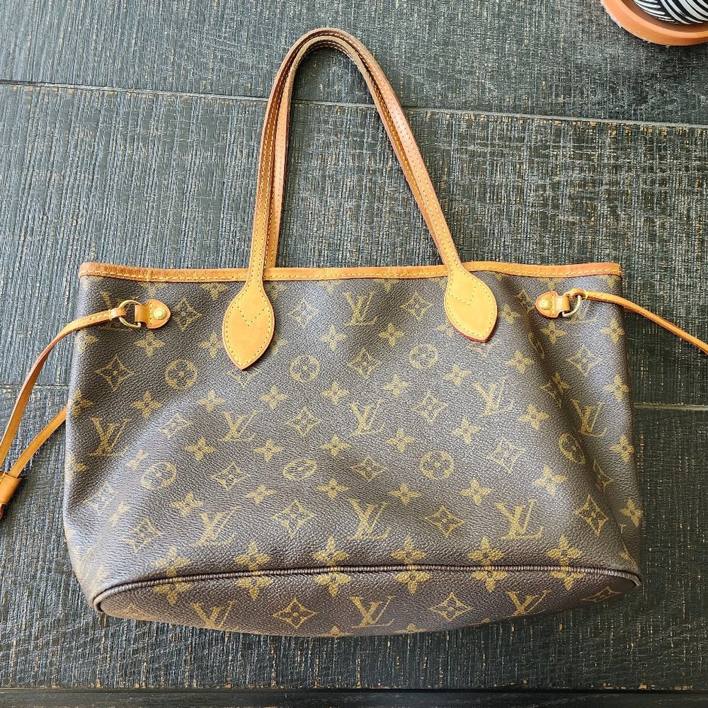 LOUIS VUITTON  MONOGRAM NEVERFULL PM TOTE BAG